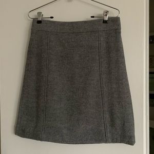 Grey a-line skirt